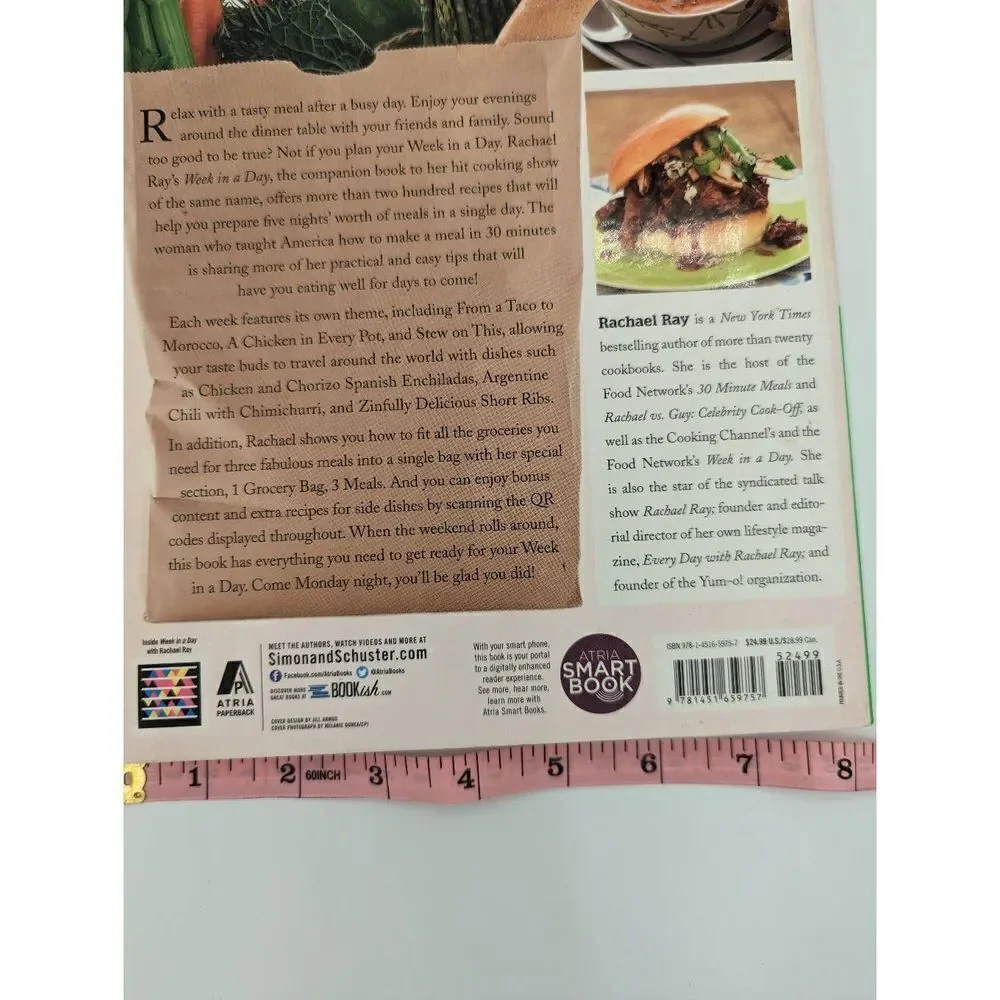 Rachael Ray Week in a Day Paperback Smart Book‎